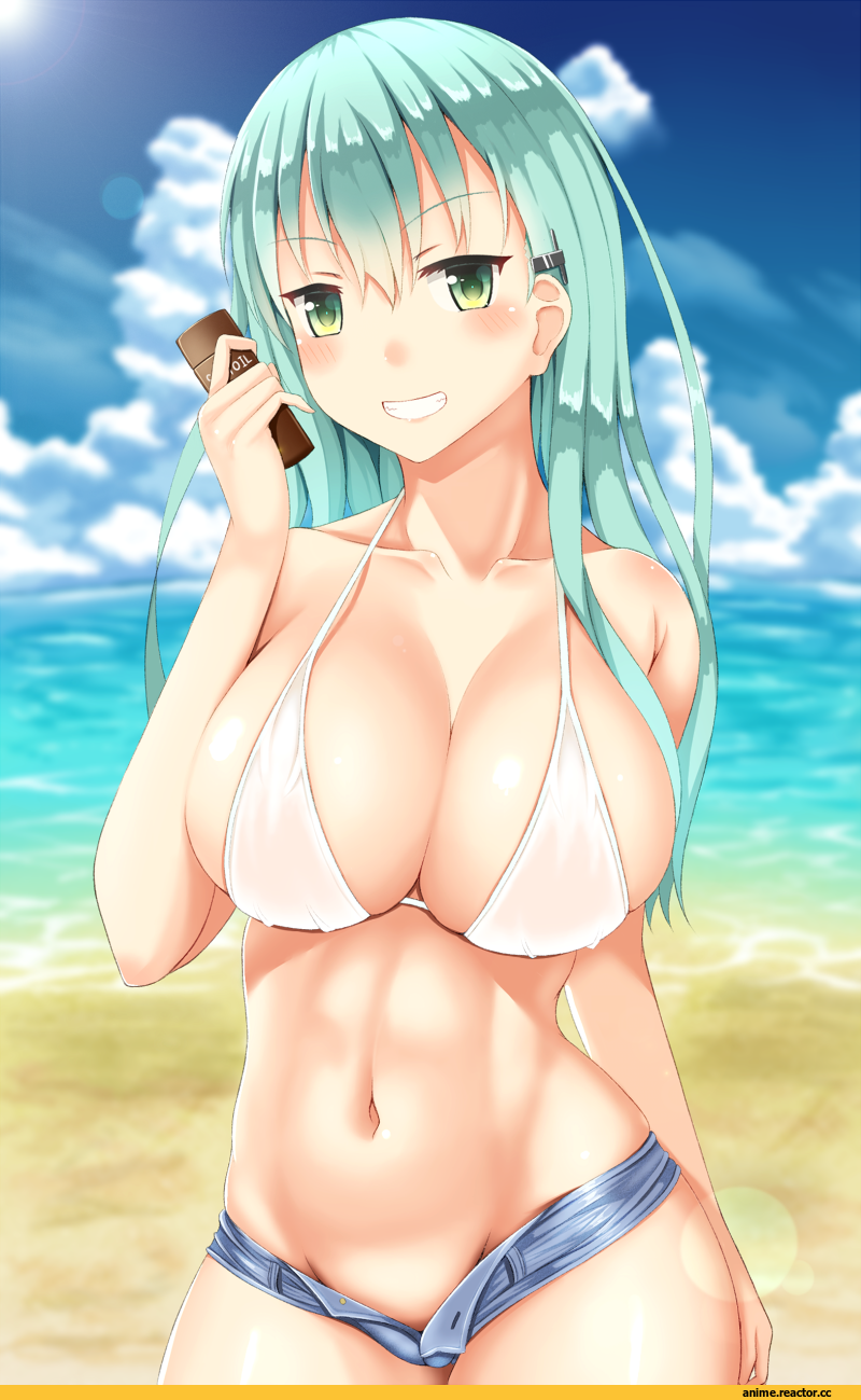 Suzuya (Kantai Collection), Kantai Collection, Anime Ero, Anime Ero Kyonyuu, Anime Ero Swim, Anime