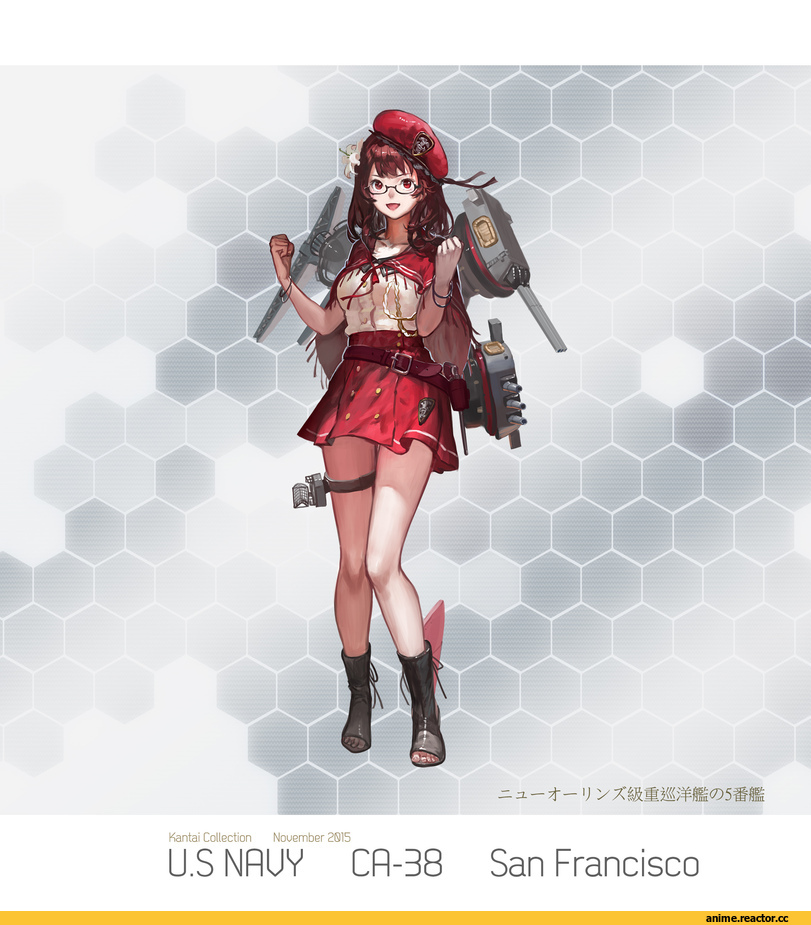 Kantai Collection, Kantai Original, uss san francisco (ca-38), Jeanex, Anime