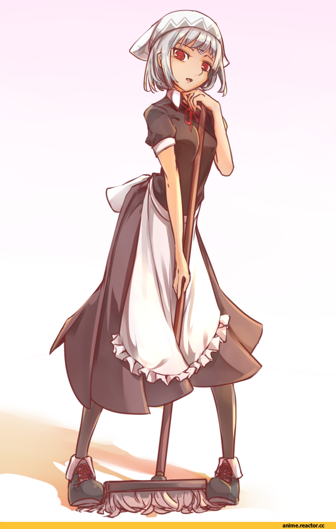 shennai misha, Anime Art, artist, Girls Frontline, Anime Ears, Maid, Anime