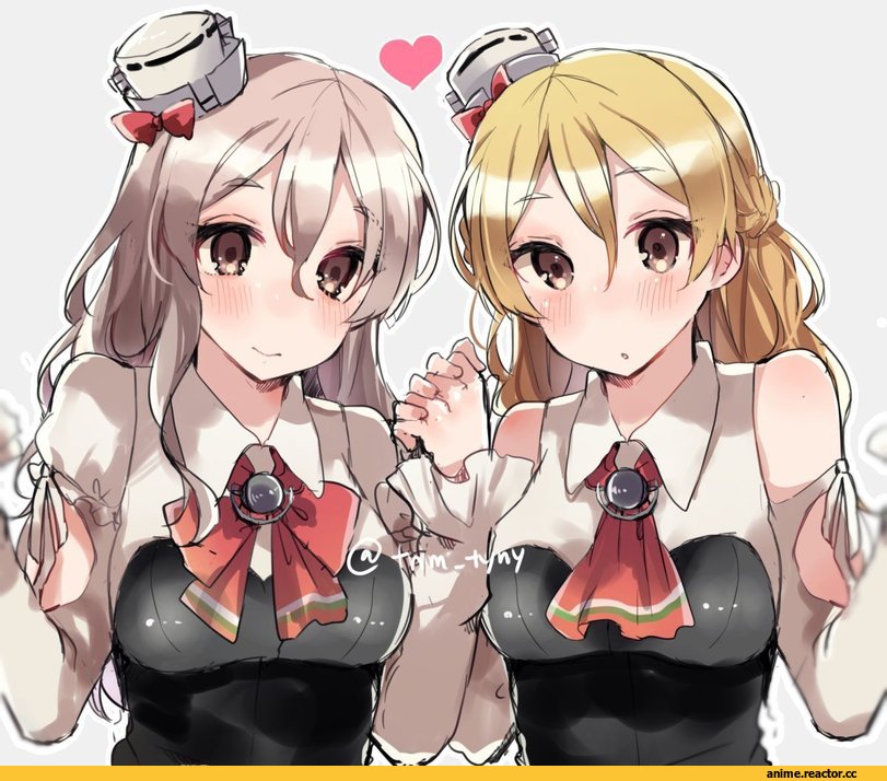 Pola (Kantai Collection), Kantai Collection, Zara (Kantai Collection), tanuma (tyny), Anime