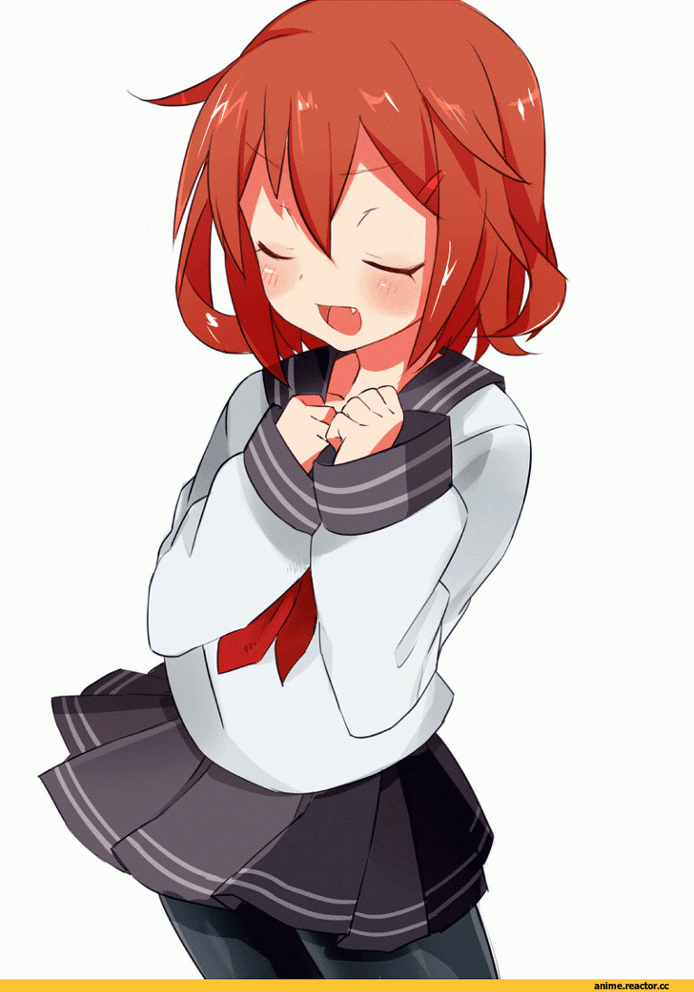 Ikazuchi, Kantai Collection, anime gif, Anime