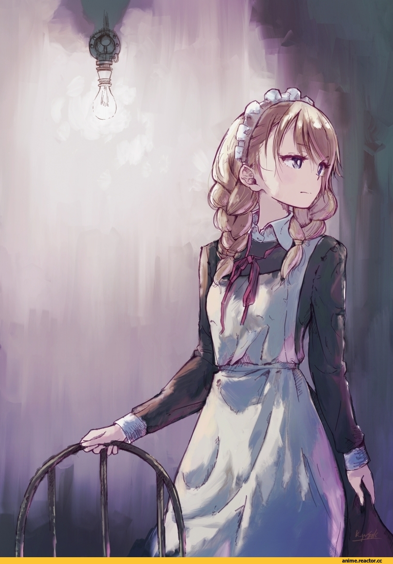 Anime Paint, Anime Art, Maid, kagawa yuusaku, Anime