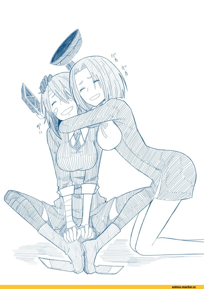 tatsuta (kantai collection), Kantai Collection, tenryuu (kantai collection), birii, Monochrome (Anime), Anime