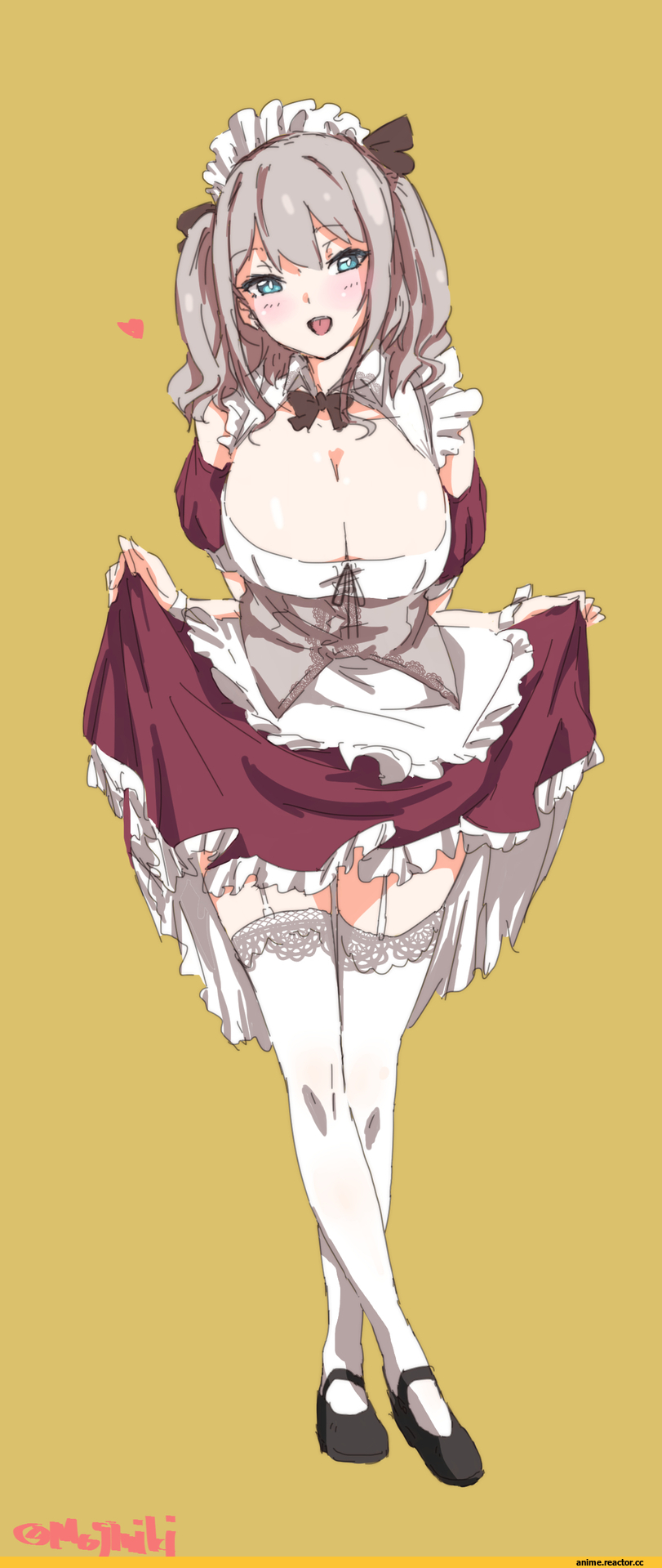 Kantai Collection, Kashima (Kantai Collection), slept (re mix), Kyonyuu Not Ero, Anime Sketch, Maid, Anime