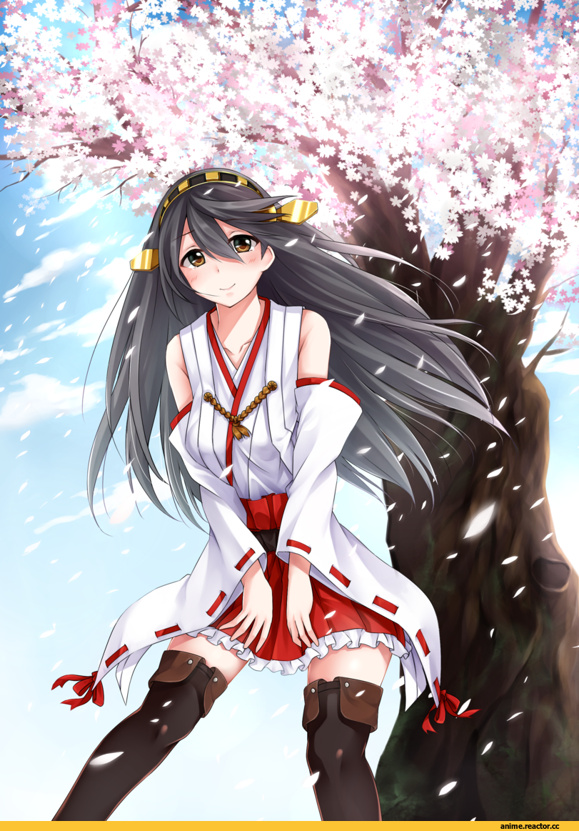 Kantai Collection, Haruna (Kantai Collection), minami machi, Anime