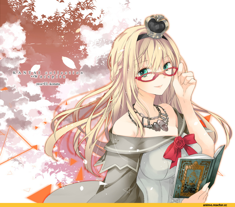 Warspite (Kantai Collection), Kantai Collection, konataeru, Megane, Anime