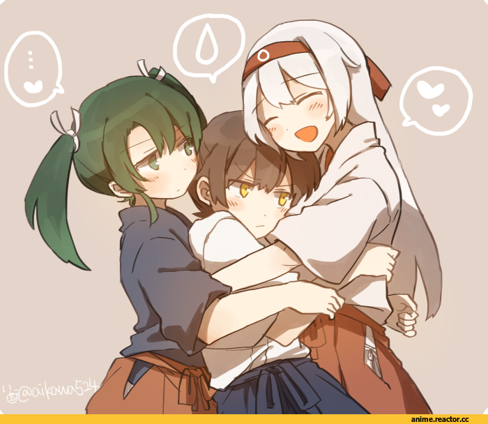 ina (1813576), Kaga (Kantai Collection), Kantai Collection, Zuikaku, Shoukaku, Anime