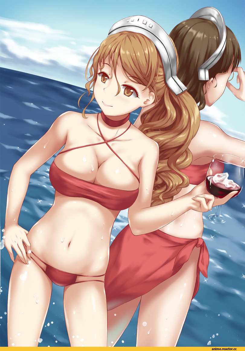 Kantai Collection, Littorio (Kantai Collection), Roma (Kantai Collection), BD, Anime Ero Swim, Anime Ero, Anime