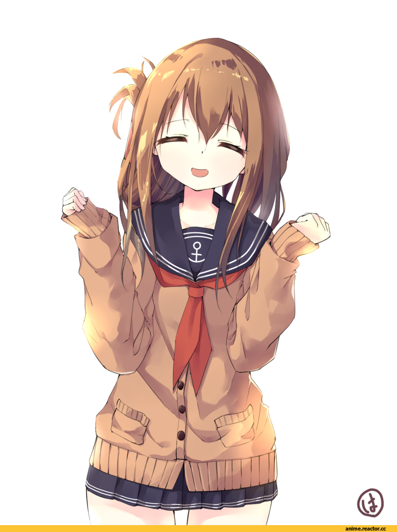Kantai Collection, Inazuma (Kantai Collection), hamaru (s5625t), Anime