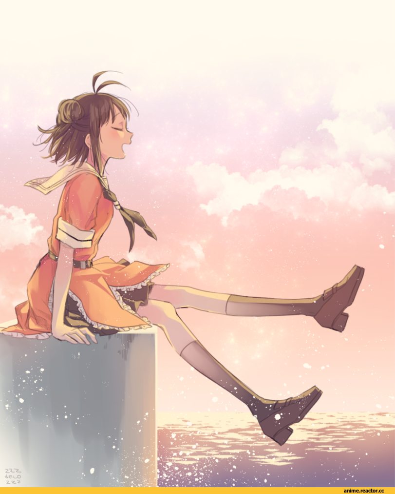 Naka (Kantai Collection), Kantai Collection, deco (geigeki honey), Anime