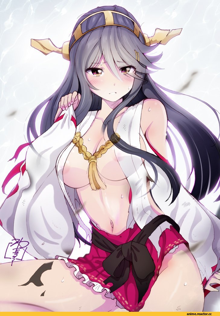 Yamasaki Wataru, Haruna (Kantai Collection), Kantai Collection, Anime Ero Oppai, Anime Ero, Anime