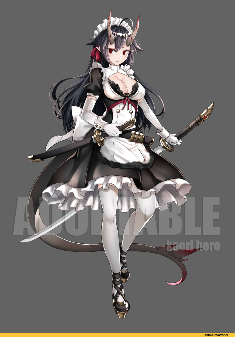 kaorihero, artist, Anime Original, Anime Art, Maid, Dragon Girl (Anime), Monster Girl (Anime), Anime