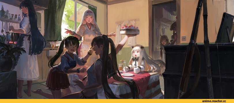 Northern Ocean Hime, Kantai Collection, Shoukaku, Zuikaku, Kantai Original, Anime Paint, Anime Art, Anime