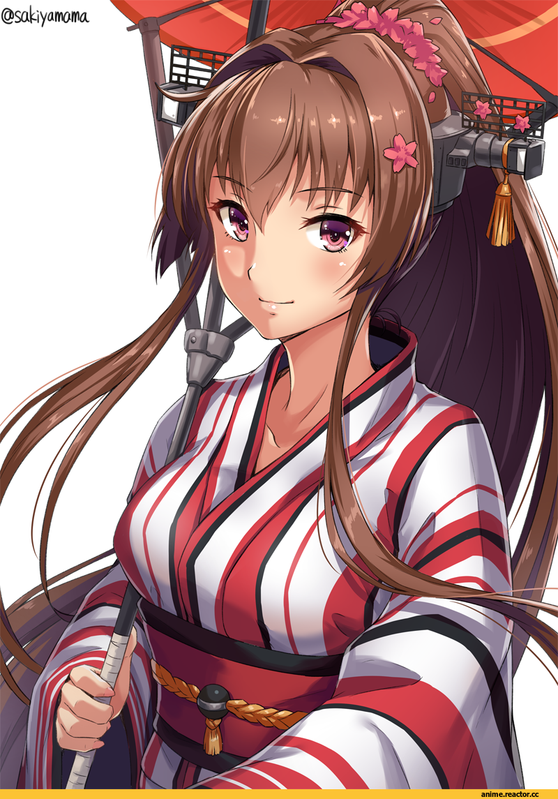 Kantai Collection, Yamato (Kantai Collection), Sakiyamama, Anime Art, Yukata, Anime