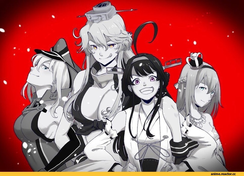 delusion empire, Kongou (Kantai Collection), Kantai Collection, Bismarck (Kantai Collection), Iowa (Kantai Collection), Warspite (Kantai Collection), Anime