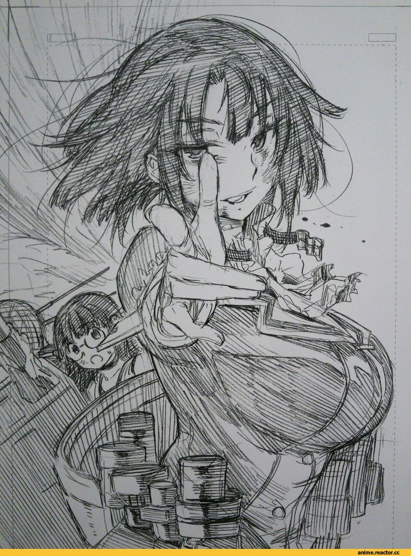 kojima takeshi, Choukai (Kantai Collection), Kantai Collection, Takao (Kantai Collection), Monochrome (Anime), Atago (Kantai Collection), Maya (Kantai Collection), Anime