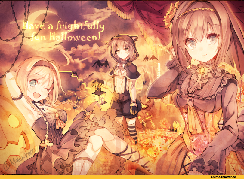 cis (carcharias), Teruzuki (Kantai Collection), Kantai Collection, Akizuki (Kantai Collection), Hatsuzuki (Kantai Collection), Anime Halloween, Anime