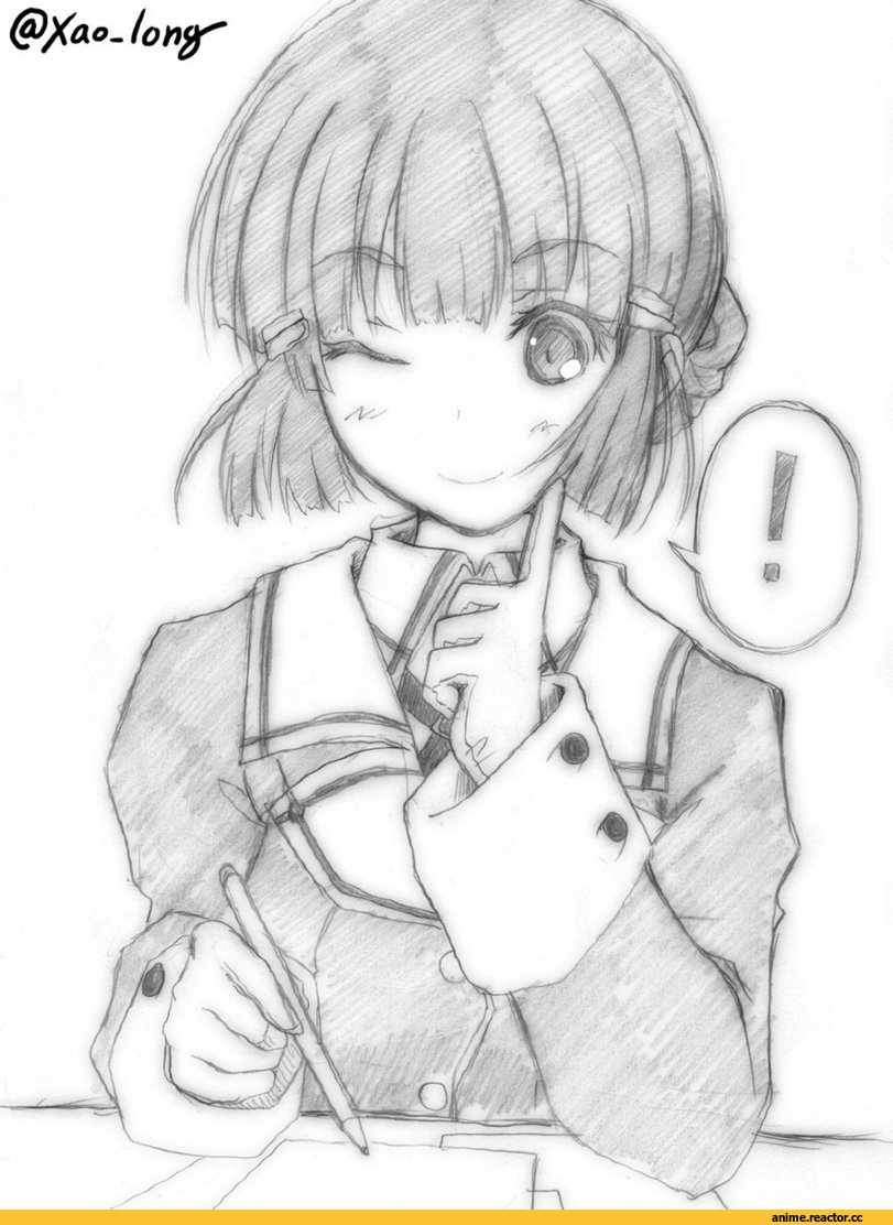 Myoukou, Kantai Collection, Harusame (Kantai Collection), Monochrome (Anime), chicken99, Anime