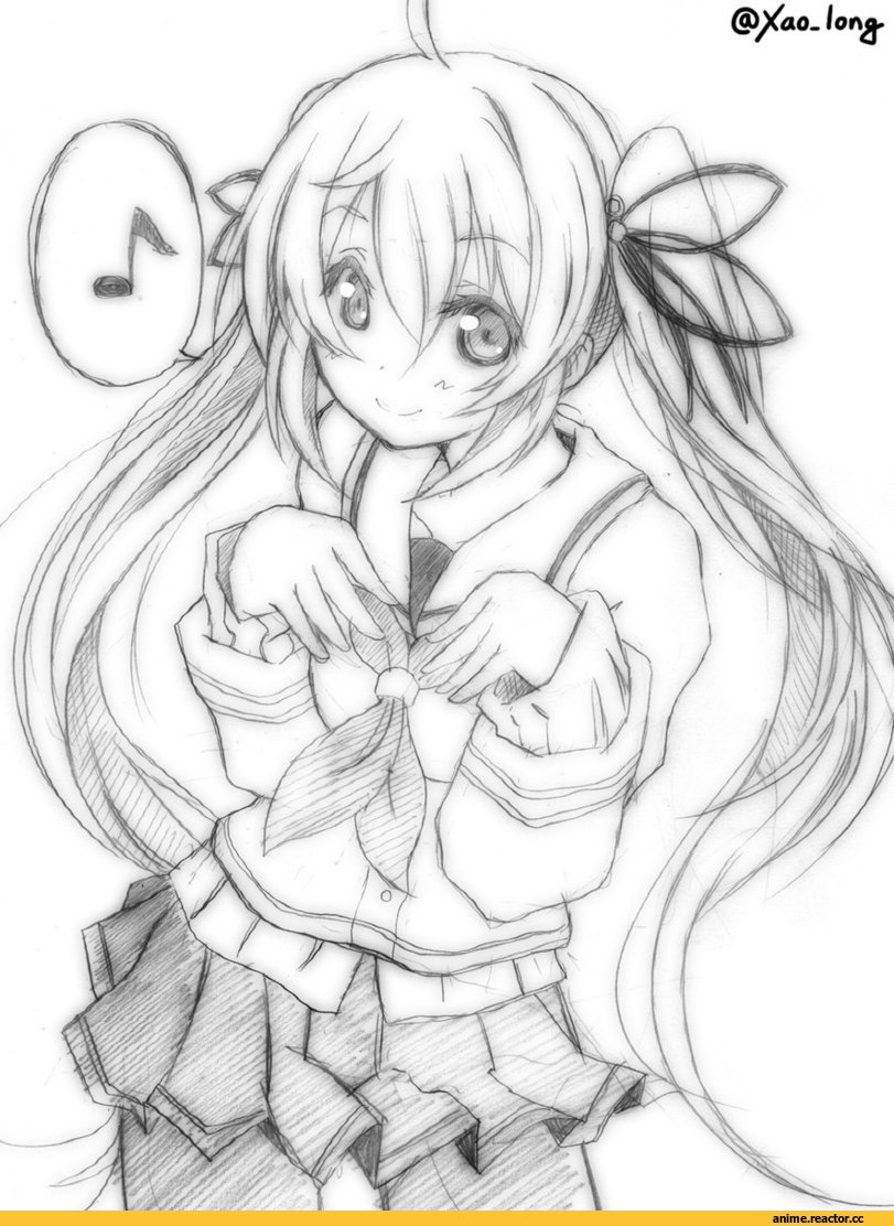 Myoukou, Kantai Collection, Harusame (Kantai Collection), Monochrome (Anime), chicken99, Anime