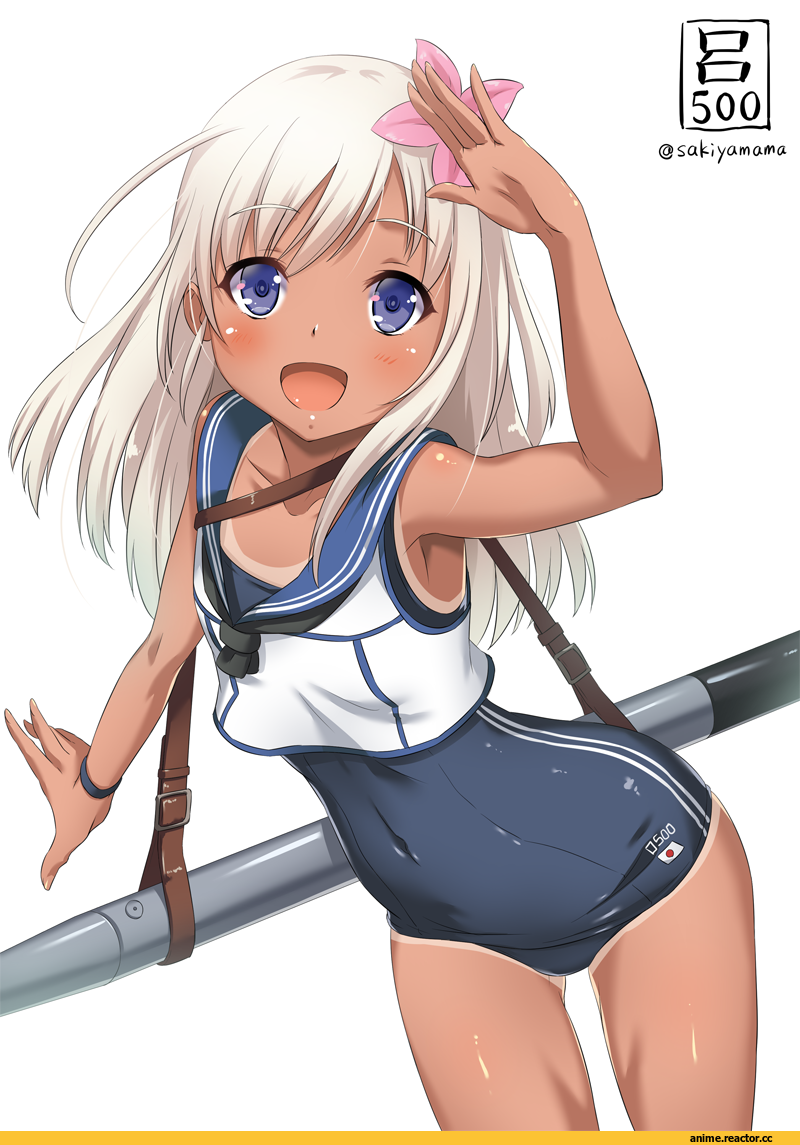 Ro-500 (Kantai Collection), Kantai Collection, Sakiyamama, Anime Art, Anime