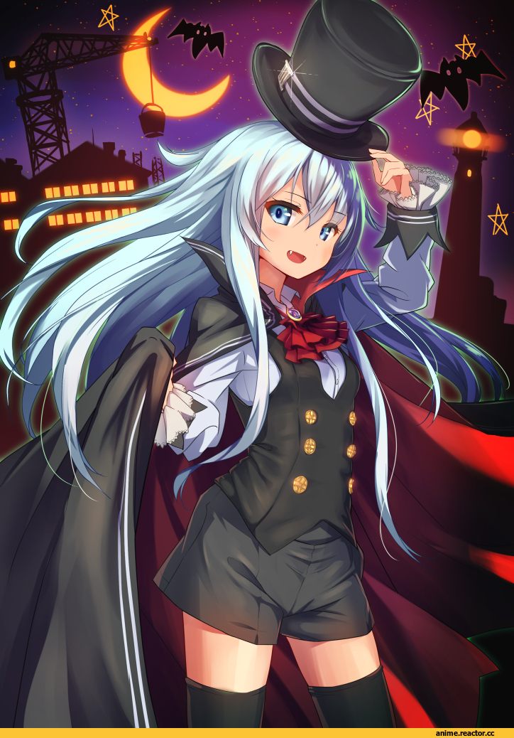 Hibiki (Kantai Collection), Kantai Collection, Anime Halloween, yu-yuuki, Anime