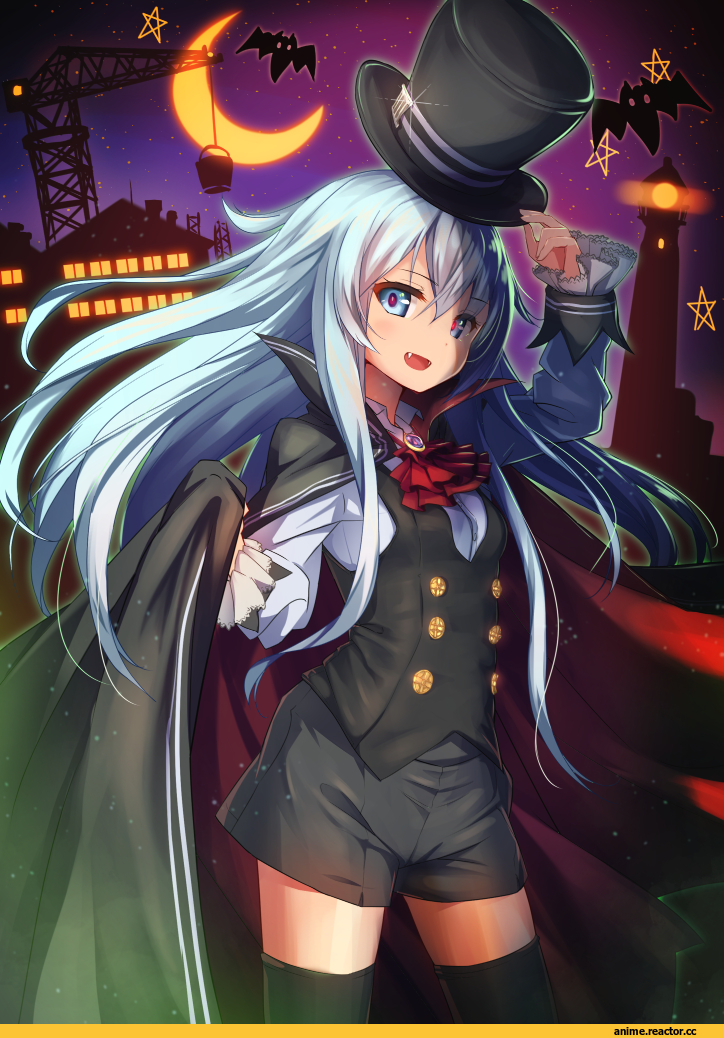 Hibiki (Kantai Collection), Kantai Collection, Anime Halloween, yu-yuuki, Anime