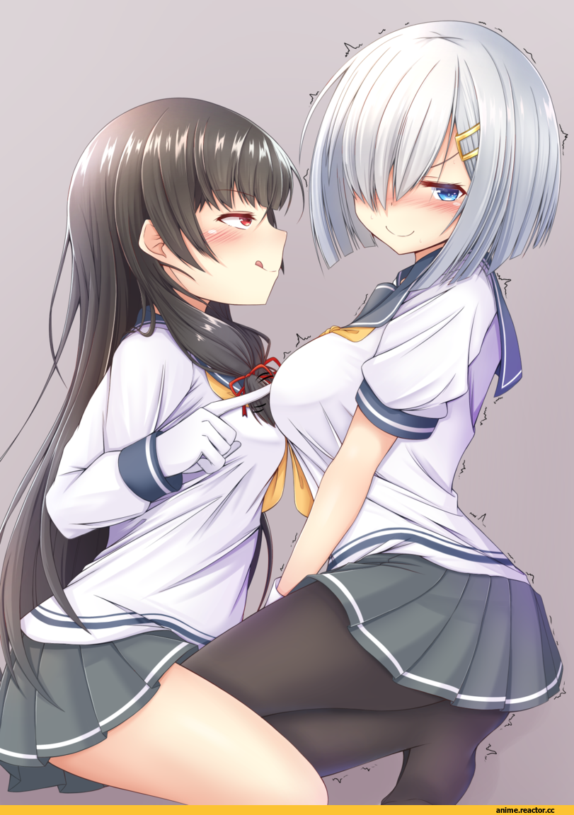 doyachii, Hamakaze (Kantai Collection), Kantai Collection, Isokaze (Kantai Collection), Anime