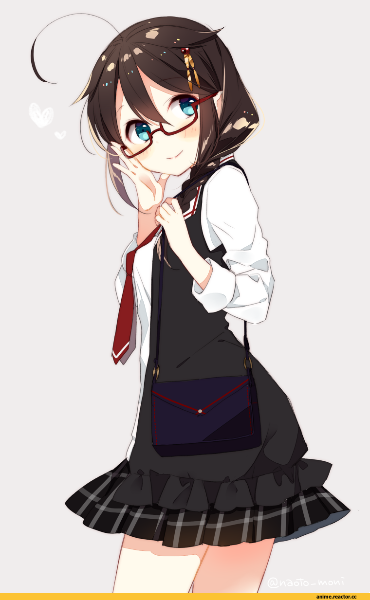 Kantai Collection, Shigure (Kantai Collection), Naoto (Tulip), Anime Art, Megane, Anime