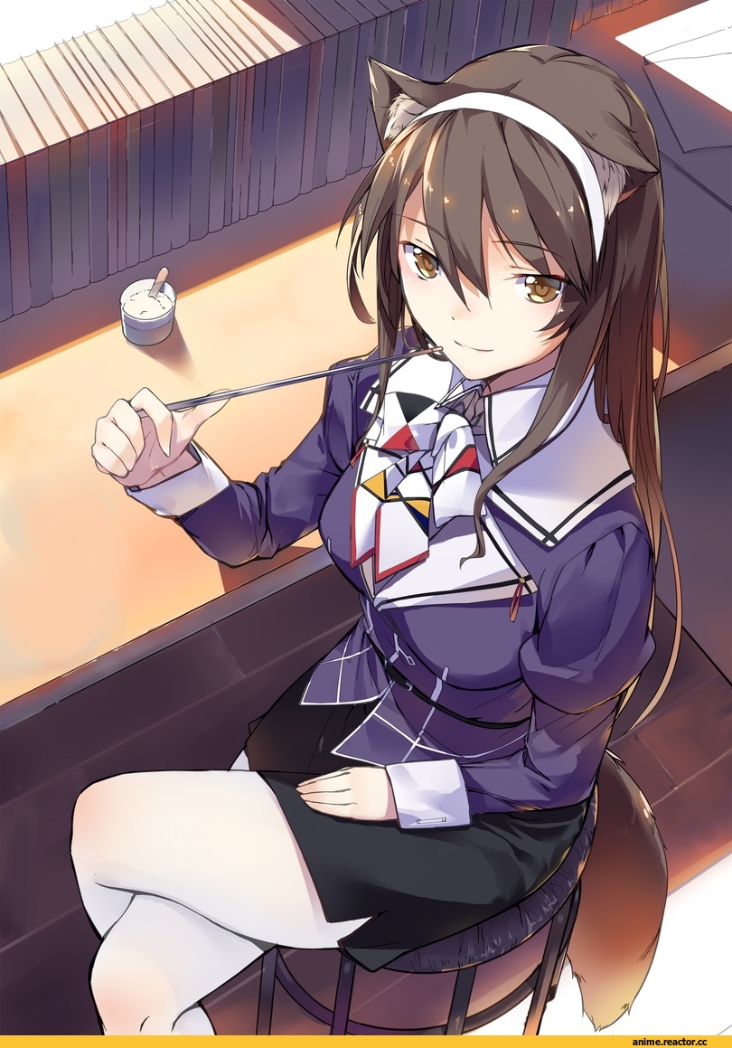 Ashigara (kantai collection), Kantai Collection, moe monokatari, Animal Ears, Anime