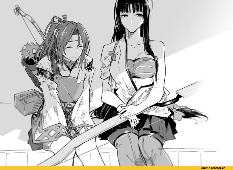 Kantai Collection, Shouhou, Zuihou, asakawa (outeq), Monochrome (Anime), Anime