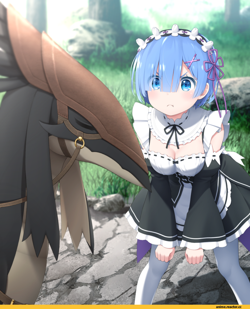 Haribote (Tarao), Anime Art, Rem (re zero), Re Zero Kara Hajimeru Isekai Seikatsu, Anime