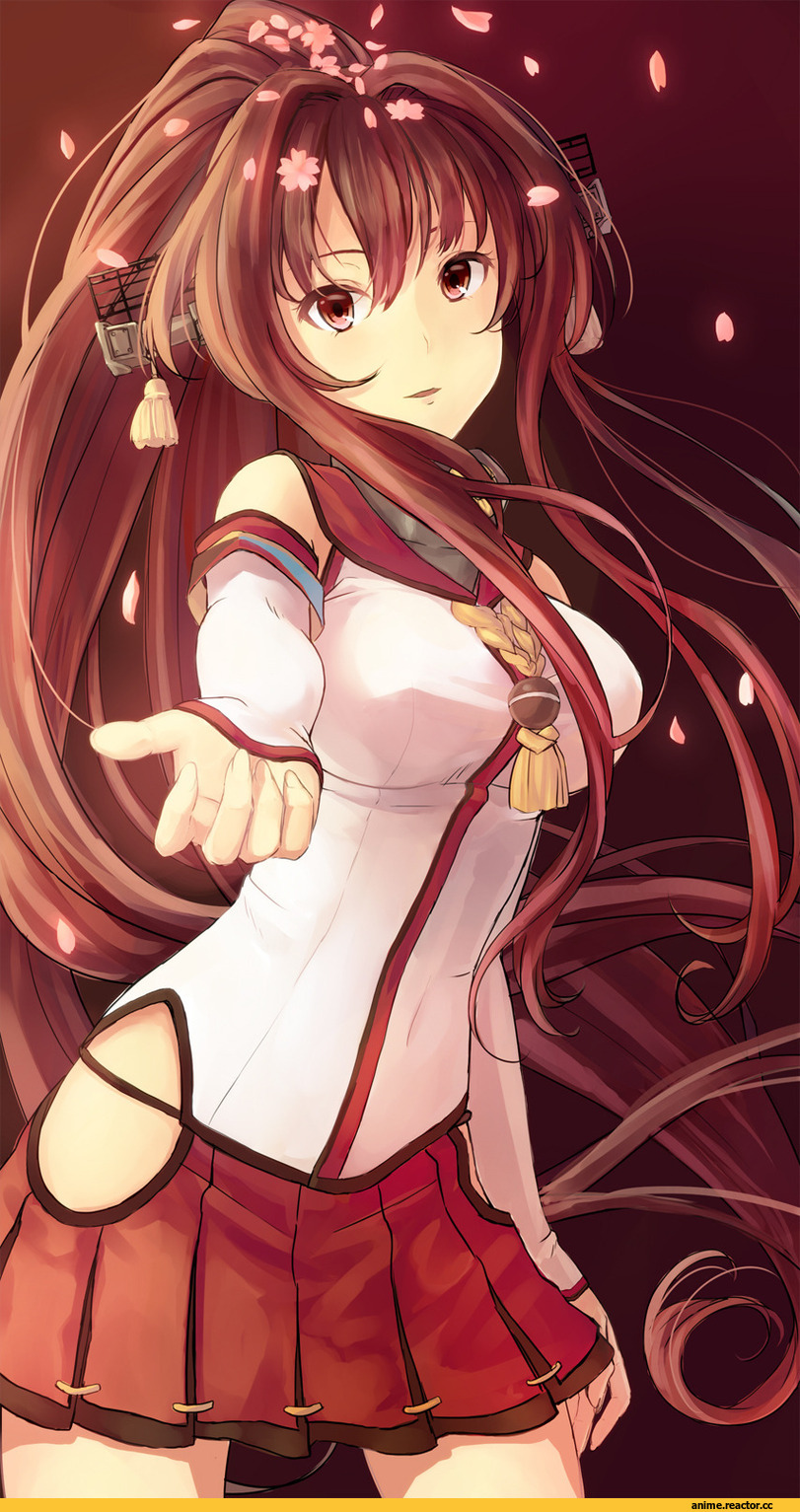 Yamato (Kantai Collection), Kantai Collection, Anime Art, ryokucha manma, Anime