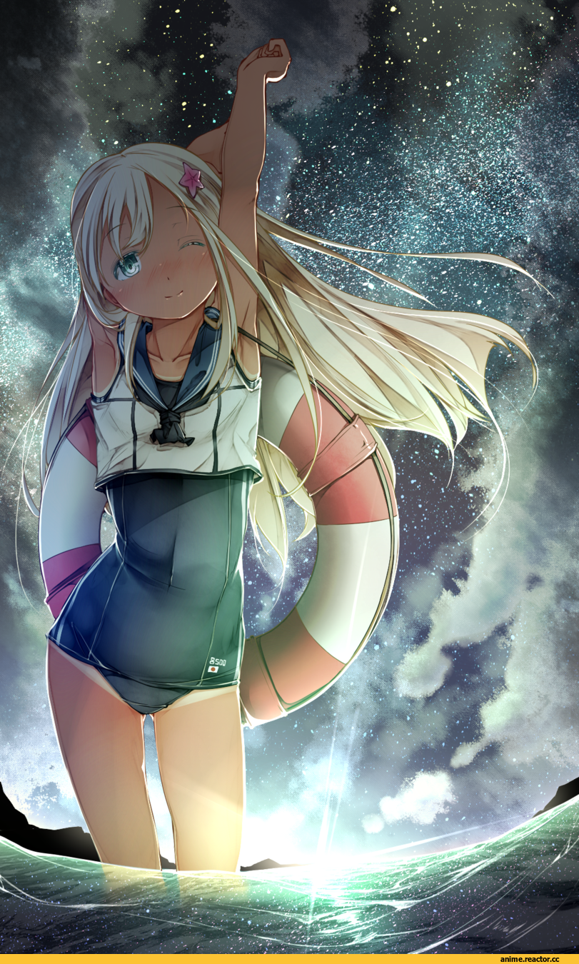 Kantai Collection, Ro-500 (Kantai Collection), sugiyuu, Anime