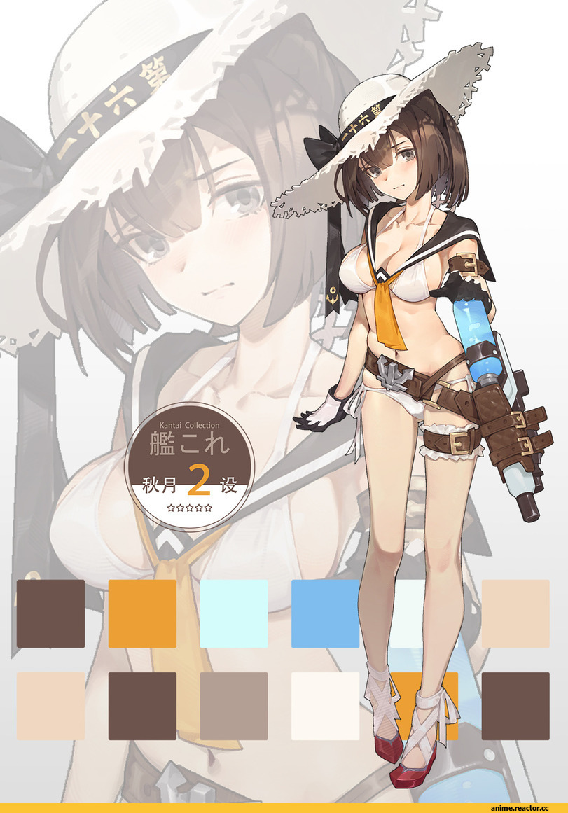 rainli, Akizuki (Kantai Collection), Kantai Collection, Anime Ero Swim, Anime Ero, Anime