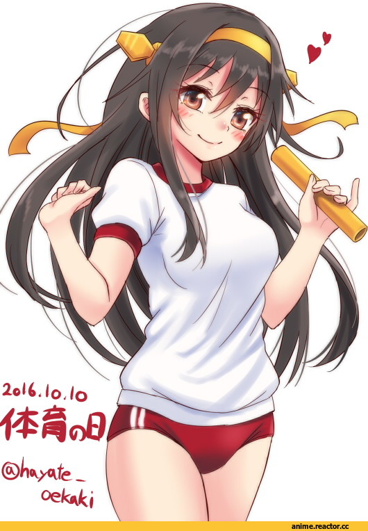 hayate (pixiv1185845), Haruna (Kantai Collection), Kantai Collection, Anime