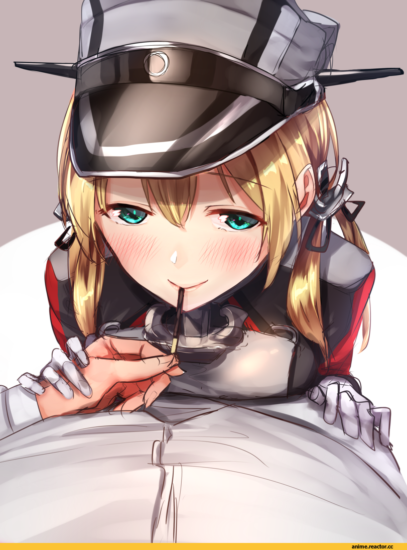 Baffu, Anime Art, Prinz Eugen, Kantai Collection, Pocky, Admiral (Kantai Collection), Anime