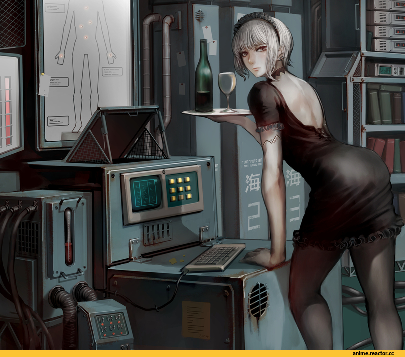 Jittsu, Anime Art, Anime Original, Maid, Anime