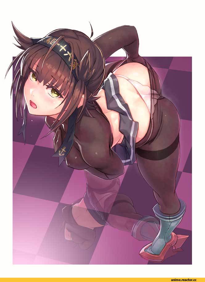 Hatsuzuki (Kantai Collection), Kantai Collection, oshiri, Anime Ero, Adult pantsu, Yuuji (And), Anime