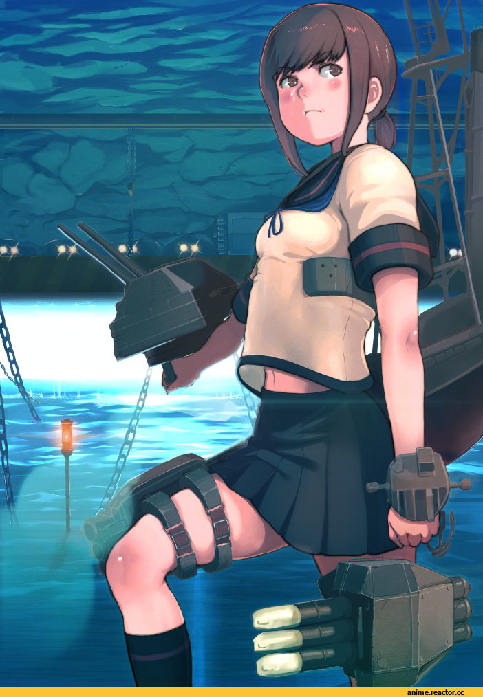 Kantai Collection, Fubuki (Kantai Collection), takemaru08, Anime