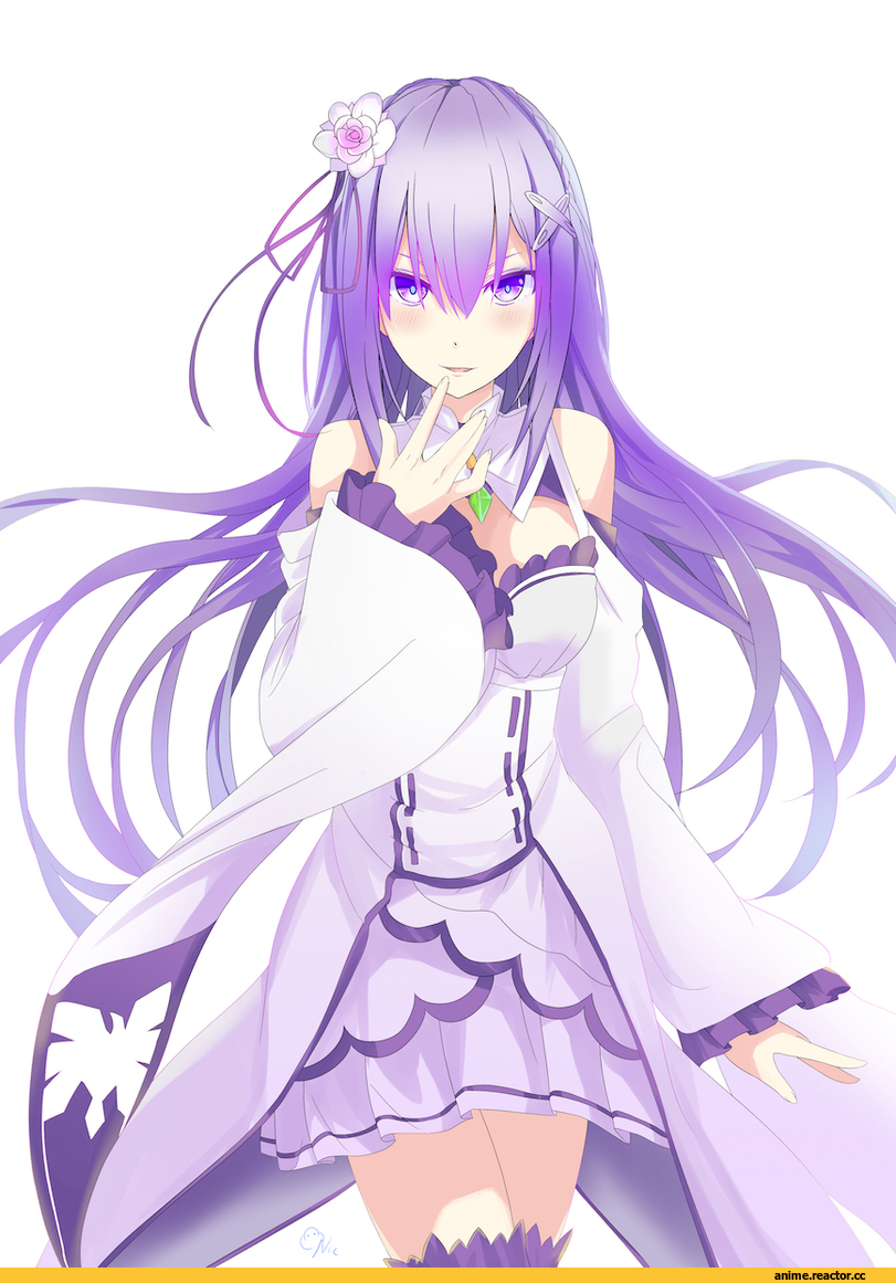 Emilia (re zero), Re Zero Kara Hajimeru Isekai Seikatsu, nic, Anime Art, satella (re zero), Anime