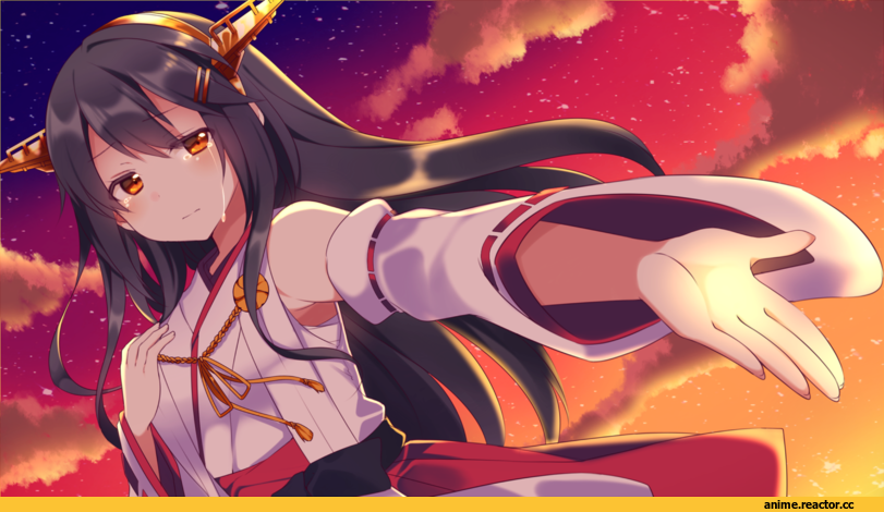 fujishiro emyu, Haruna (Kantai Collection), Kantai Collection, Anime
