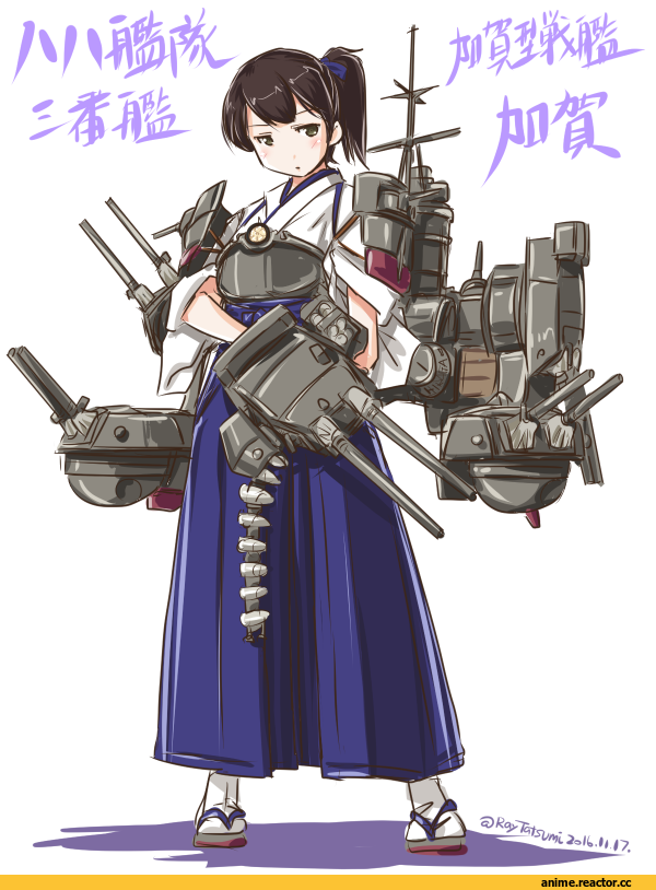 Kaga (Kantai Collection), Kantai Collection, tatsumi rei, Anime
