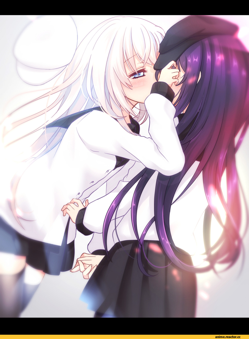 awasete0, Akatsuki, Kantai Collection, Hibiki (Kantai Collection), Shoujo Ai, Anime