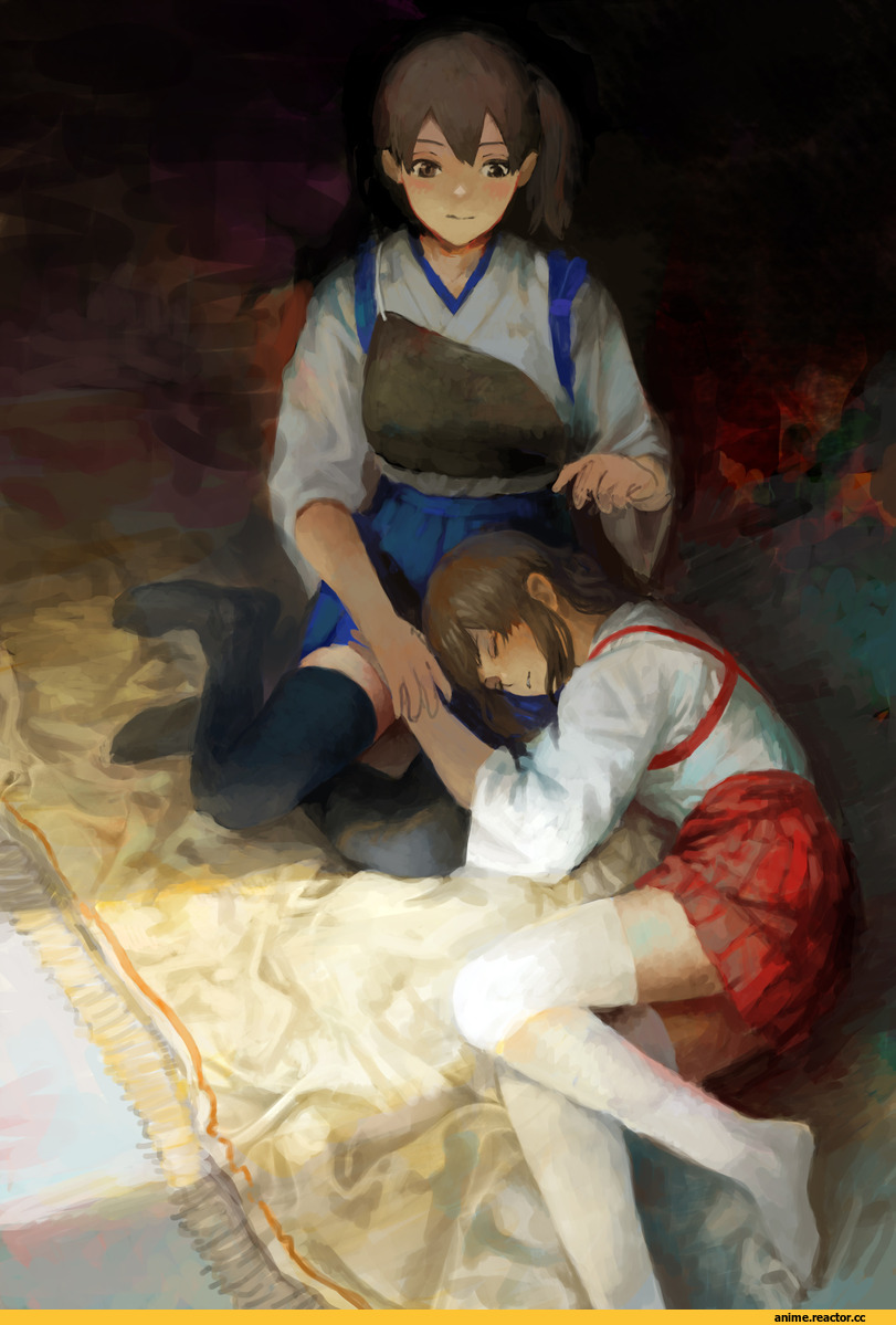 tomiya (tomiya2117), Akagi, Kantai Collection, Kaga (Kantai Collection), Anime Art, Anime