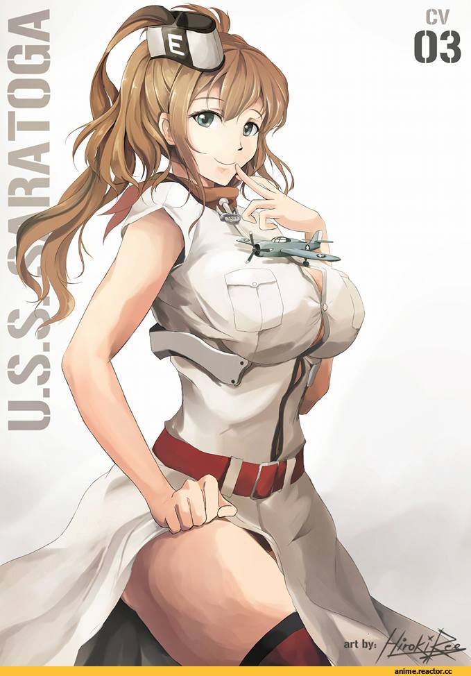 Kantai Collection, Saratoga (Kantai Collection), hiroki ree, Anime