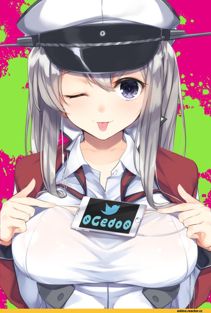 Anime Art, gedou (shigure seishin), Kantai Collection, Graf Zeppelin, tawawa challenge, Anime