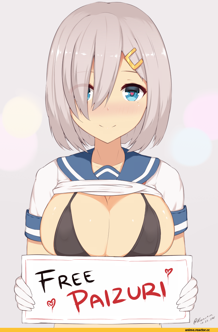 Anime Art, kuavera, Kantai Collection, Hamakaze (Kantai Collection), Anime Ero, Anime Ero Swim, paizuri invitation, Anime