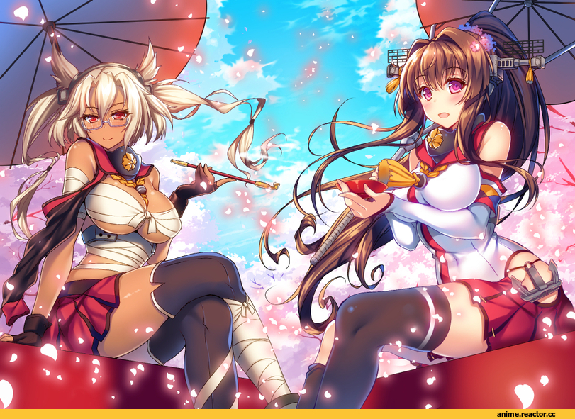 raiou, Musashi (Kantai Collection), Kantai Collection, Yamato (Kantai Collection), Anime