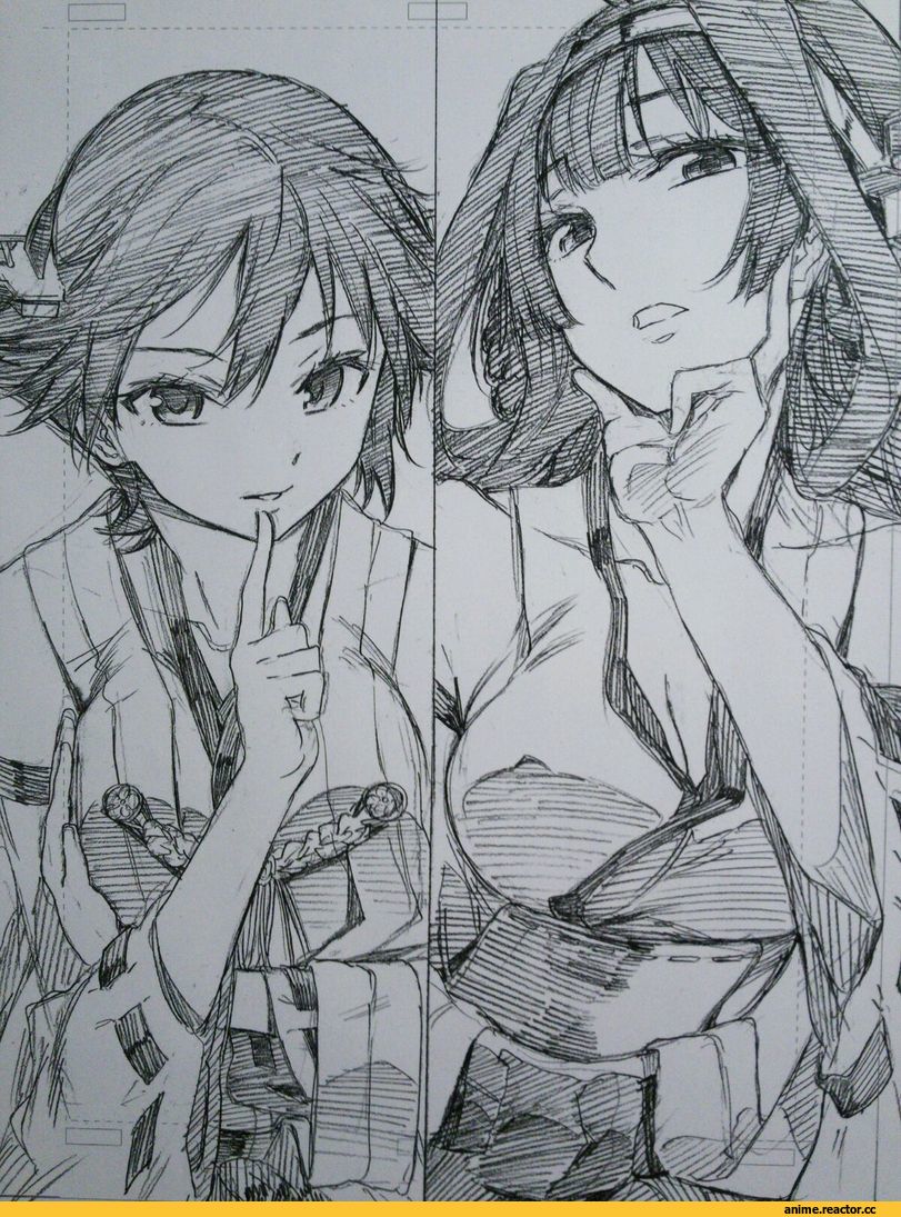 kojima takeshi, Monochrome (Anime), Kongou (Kantai Collection), Kantai Collection, Haruna (Kantai Collection), Kirishima (Kantai Collection), Hiei, Anime
