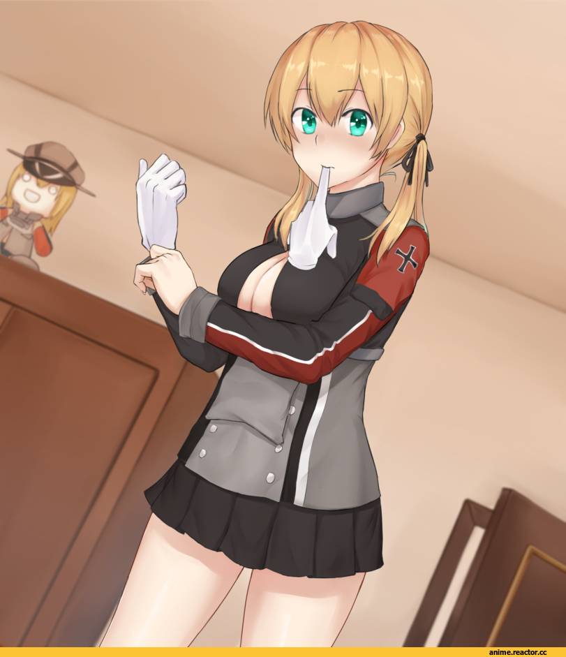 Prinz Eugen, Kantai Collection, Graf Zeppelin, cold (hoshinoskull), Anime